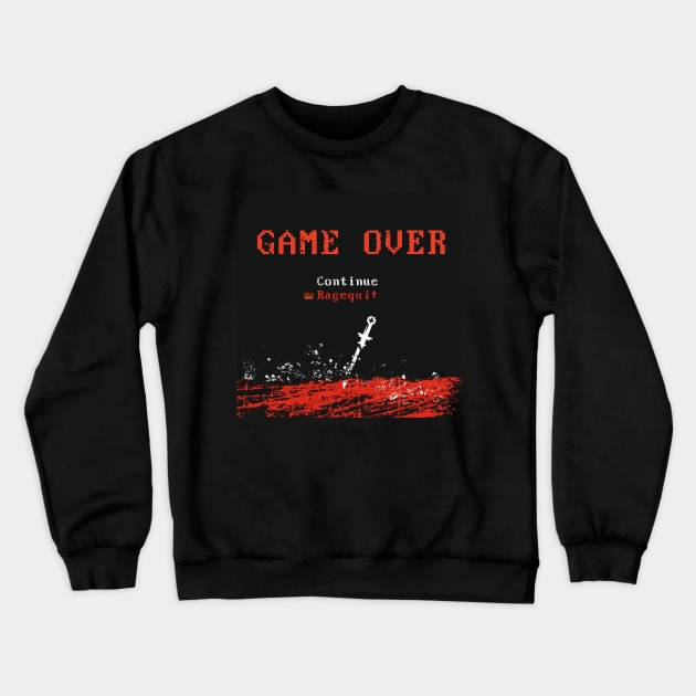 You Died Crewneck Sweatshirt by Brokendan